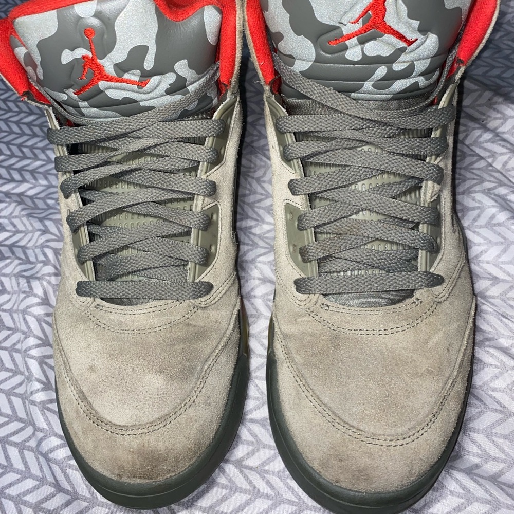 Size 12 - Jordan 5 Retro Camo 2017 136027-051 Classic Rare OG Nike Retro